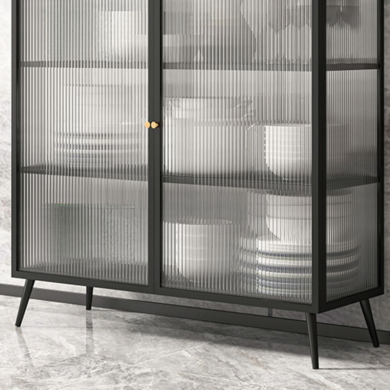 Mobile moderno armadio in vetro armadio per la sala da pranzo