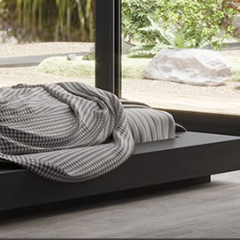 Almacenamiento rectangular de almacenamiento de camas de cama de cama moderno de mediados de siglo de mediados de siglo