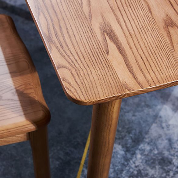 Traditional Style Solid Wood Dining Set with Traditional Height Table and 4 Legs Base for Home Use Clearhalo 'Dining Room Sets' 'Dining Tables & Seating' 'dining_room_set' 'furn' 'furn_dining_room_set' 'Furniture' 'furniture_dining_room_set' 'Kitchen & Dining Furniture' 'kitchen&dining_furn' 'kitchen' 1200x1200_00536b9c-d862-4568-a295-aacdd91f298c