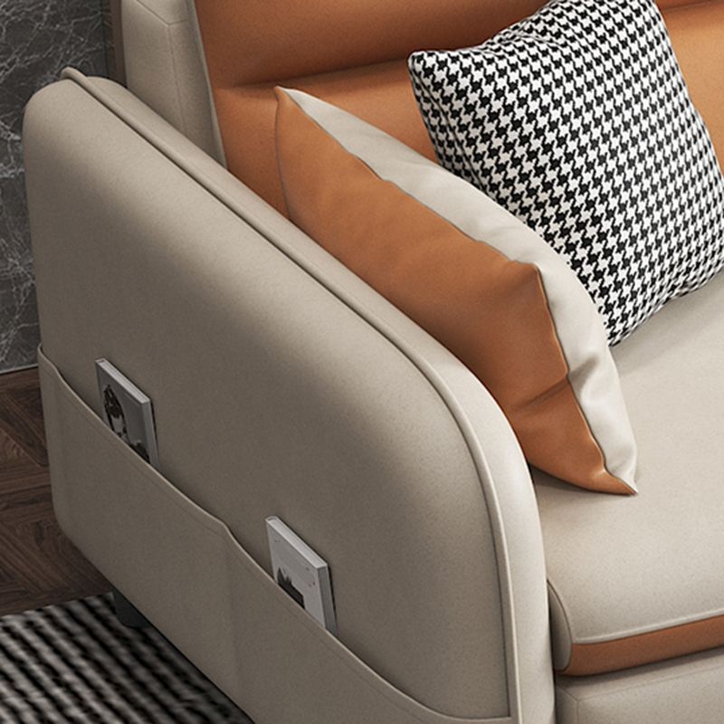 102.36" D x 62.99" W x 29.53" H Fabric Left Orientation Sofa with Storage Clearhalo 'furn' 'furn_sectionals' 'Furniture' 'furniture_sectionals' 'kitchen' 'kitchen_sectionals' 'Living Room Furniture' 'Sectionals' 1200x1200_0057fdf2-6322-45d7-8988-312aee7b8479