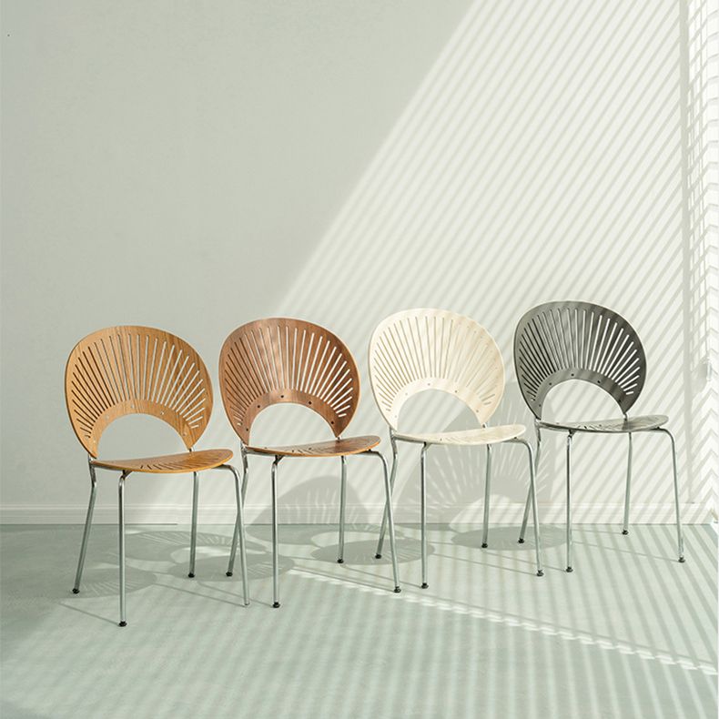 Contemporary Style Dining Chair Armless Kitchen Chairs with Metal Legs Clearhalo ' kitchen&dining_furn' 'Dining Chairs' 'Dining Tables & Seating' 'dining_chair' 'furn' 'furn_dining_chair' 'Furniture' 'furniture_dining_chair' 'Kitchen & Dining Furniture' 'kitchen' 1200x1200_0059e7a4-431e-40ec-93af-a95b6dd77ef6