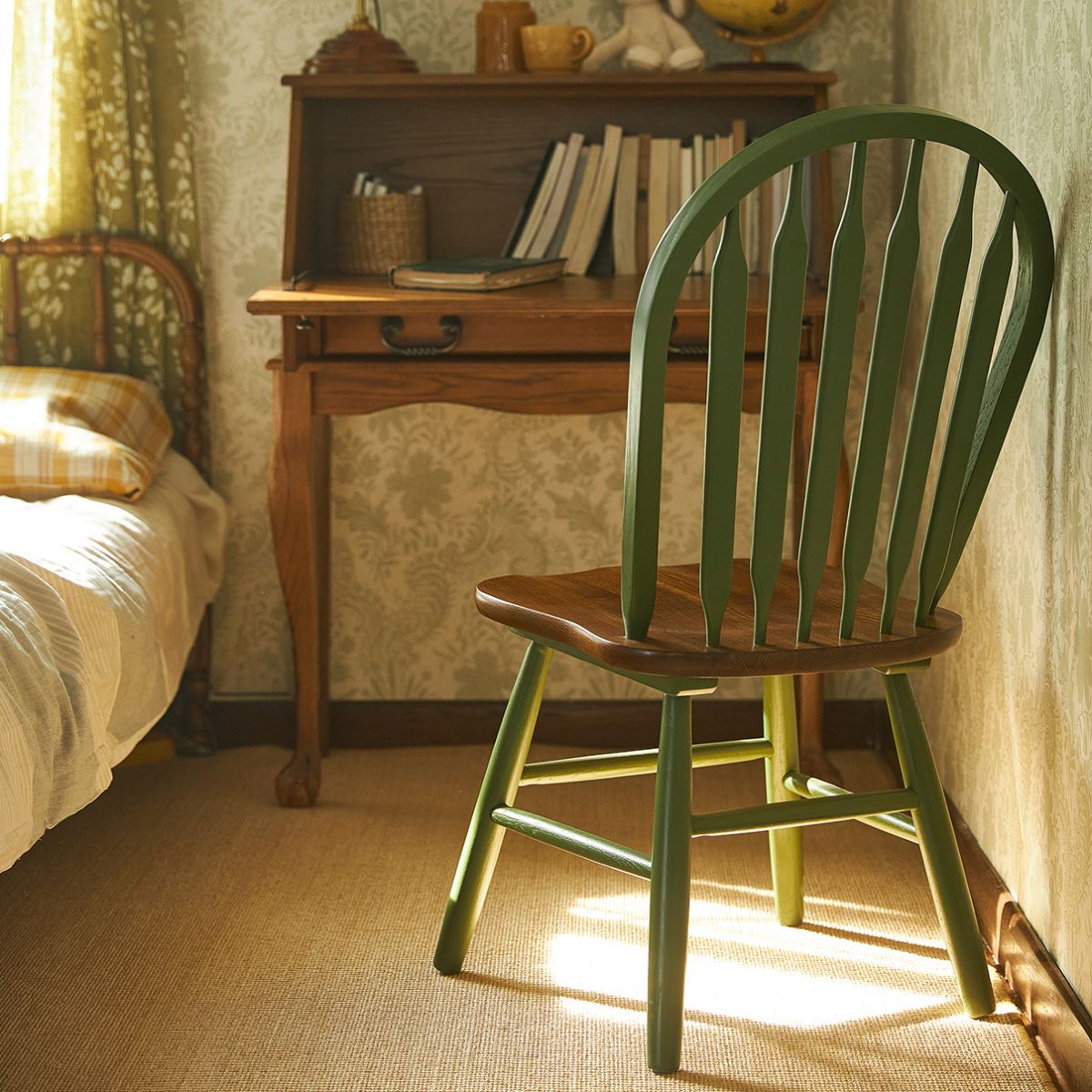 Traditional Style Dining Chair Solid Wood Windsor Back Side Chair for Home Clearhalo ' kitchen&dining_furn' 'Dining Chairs' 'Dining Tables & Seating' 'dining_chair' 'furn' 'furn_dining_chair' 'Furniture' 'furniture_dining_chair' 'Kitchen & Dining Furniture' 'kitchen' 1200x1200_005d6b22-129e-40b2-8ab5-e79fb37ca647