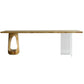 Natural Double Pedestal Table Solid Wood Modern Dinner Room Kitchen Table Clearhalo 'Dining Tables & Seating' 'Dining Tables' 'dining_table' 'furn' 'furn_dining_table' 'Furniture' 'furniture_dining_table' 'Kitchen & Dining Furniture' 1200x1200_005d9e7e-9a36-4d8f-a889-612a4ac0753b