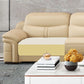 38 "H Hedendaagse sectionele sofa beige leer getuft sectional