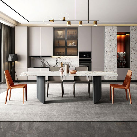 Sillas de acento de cuero moderno y de cuero para el comedor para el comedor