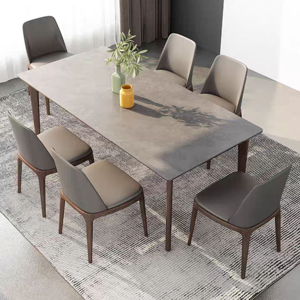 Rectangle Sintered Stone Dining Table Grey Stone Top Table with 4 Legs Clearhalo ' dining_table' 'Dining Tables & Seating' 'Dining Tables' 'furn' 'furn_dining_table' 'Furniture' 'furniture_dining_table' 'Kitchen & Dining Furniture' 'kitchen&dining_furn' 'kitchen' 'kitchen_dining_table' 1200x1200_00628fb3-b542-41ec-abc0-590f6fb2d70f