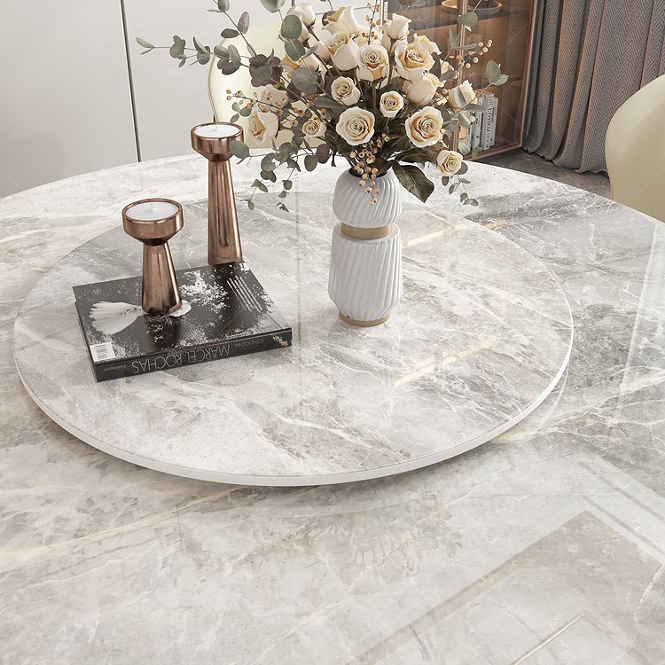 Round Dining Table Traditional Luxury Dining Table with Rose Base Clearhalo 'Dining Tables & Seating' 'Dining Tables' 'dining_table' 'furn' 'furn_dining_table' 'Furniture' 'Kitchen & Dining Furniture' 1200x1200_0064696d-2ea3-42f0-896c-093b7091df35