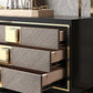 Console multimédia contemporaine Console de meuble TV en bois avec tiroirs