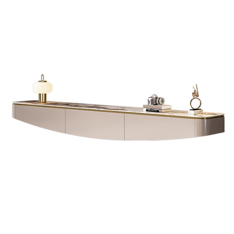 Modern Media Console TV Stand Stone TV Stand Console with 3 Drawers Clearhalo 'furn' 'furn_tv_stands_entertainment_centers' 'Furniture' 'Living Room Furniture' 'TV Stands & Entertainment Centers' 'TV Stands & Media Storage Furniture' 'tv_stands_entertainment_centers' 1200x1200_00684fe9-ec99-453b-9dc6-d11515d07482