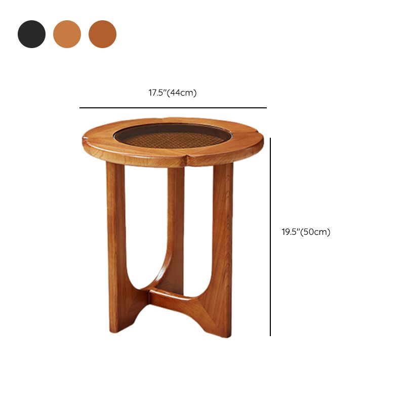 Table basse ou table d'appoint avec plateau en verre, pieds croisés noirs, table de cocktail