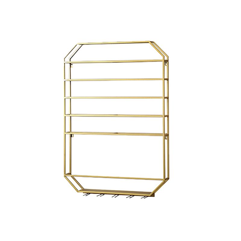 Metal Wall Mounted Wine Rack 27.5"L x 39"H Wine Stemware Holder