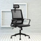 Contemporary Arm Chair Fixed Arms Pillow Included Black Office Chair Clearhalo 'furn' 'furn_office_chair' 'Furniture' 'Office Chairs' 'Office Furniture' 'office_chair' 1200x1200_006996cf-eb88-413d-8ccb-a414094b714a