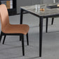 Rectangle 4 Legs Industrial Table Grey Tone Fixed Table of Sintered Stone Clearhalo ' dining_table' 'Dining Tables & Seating' 'Dining Tables' 'furn' 'furn_dining_table' 'Furniture' 'furniture_dining_table' 'Kitchen & Dining Furniture' 'kitchen&dining_furn' 'kitchen' 'kitchen_dining_table' 1200x1200_006a111e-31db-40f1-b407-fcf266347c4e