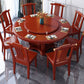 Solid Wood Dining Table Convertible Dining Table for Dining Room