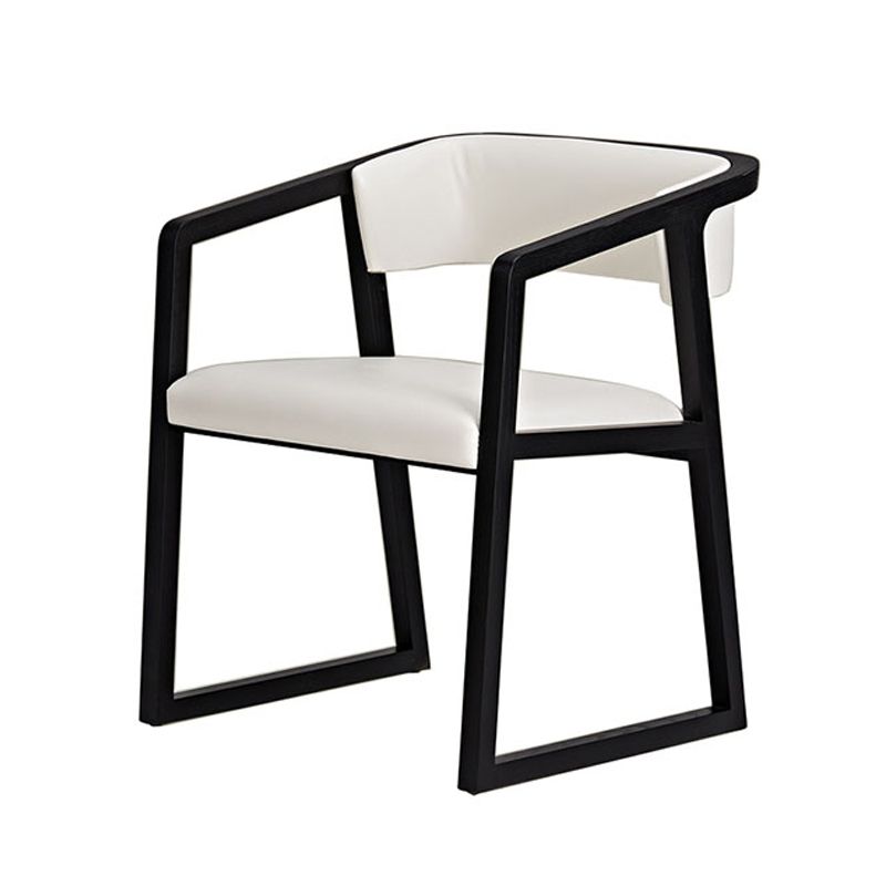 Home Wood Traditional Dining Chair Open Back Dining Side Chair with Arm Clearhalo ' kitchen&dining_furn' 'Dining Chairs' 'Dining Tables & Seating' 'dining_chair' 'furn' 'furn_dining_chair' 'Furniture' 'furniture_dining_chair' 'Kitchen & Dining Furniture' 'kitchen' 1200x1200_006ff709-42e4-4bd5-ab98-c7bd9c3535c9