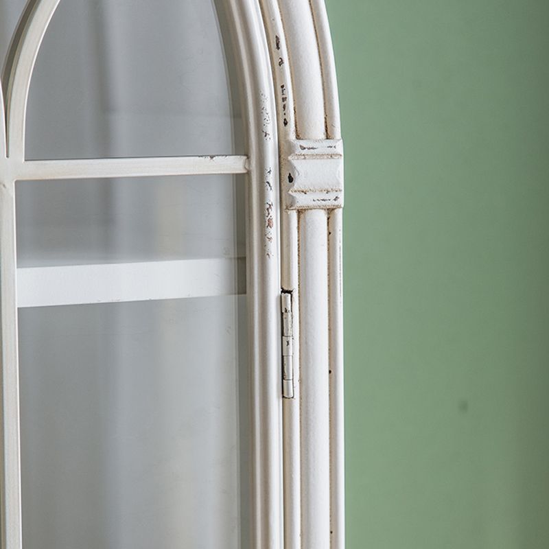 Glass Doors Display Stand Solid Wood Traditional Curio Cabinet