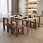 Modern Style Stone Furniture 1/5 Pcs Dining Room Table Set for Home