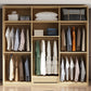 Contemporary Style Wardrobe Armoire Wood Armoire with Garment Rod for Bedroom