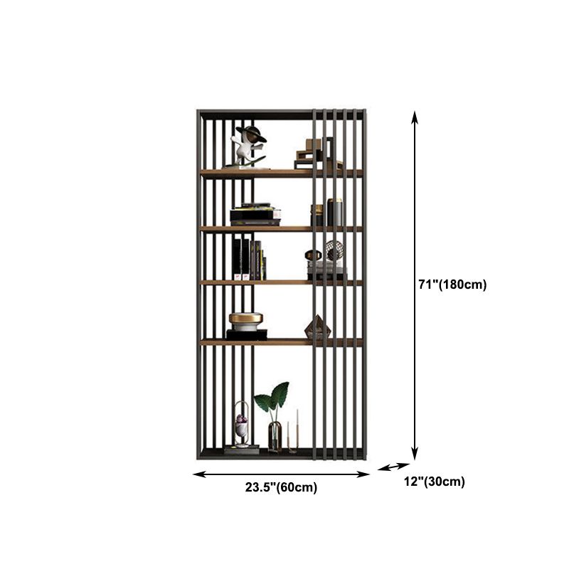 Black Color Modern Style Bookshelf Metal Bookcase for Home Use Clearhalo 'Bookcases' 'furn' 'furn_bookcases' 'Furniture' 'Office Furniture' 1200x1200_0072347e-1650-4218-81ce-28dd9c0951c4