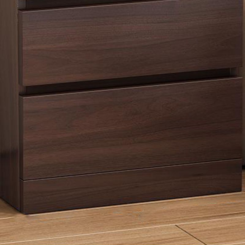Cassetta portaoggetti verticale in legno ultramoderna per biancheria con cassetti per camera da letto