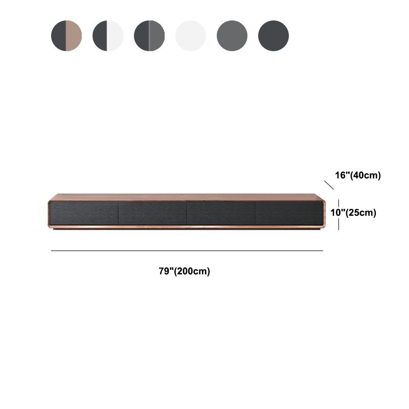 Contemporary 15.75-inch D TV Console Wooden TV Stand for TVs with Drawers Clearhalo 'furn' 'furn_tv_stands_entertainment_centers' 'Furniture' 'Living Room Furniture' 'TV Stands & Entertainment Centers' 'TV Stands & Media Storage Furniture' 'tv_stands_entertainment_centers' 1200x1200_0074cb86-81cd-49c6-a3d8-d360bdd196de