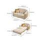 Beige Cushion Back Futon Foldable Pillow Included Sleeper Sofa Clearhalo 'furn' 'furn_futons' 'Furniture' 'Futons & Daybeds' 'Futons' 'Living Room Furniture' 1200x1200_0075ebc0-c015-4d0e-9cc5-e2370ed77fe3