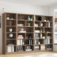 Closed Back Bookcase Contemporary Style Bookshelf for Home Office Study Room Clearhalo 'Bookcases' 'furn' 'furn_bookcases' 'Furniture' 'furniture_bookcases' 'Office Furniture' 1200x1200_00766fb8-fe5c-4893-bfb0-55cb364e71d2