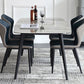 Contemporary Dining Table Sintered Stone Dining Table with 4 Black Legs for Dining Clearhalo ' dining_table' 'Dining Tables & Seating' 'Dining Tables' 'furn' 'furn_dining_table' 'Furniture' 'furniture_dining_table' 'Kitchen & Dining Furniture' 'kitchen&dining_furn' 'kitchen' 'kitchen_dining_table' 1200x1200_007a86aa-8afe-490e-8ff1-56949de1a8dc