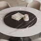 Modern Round Dining Table Set 1/3/4/5/7 Pieces Sintered Stone Dinette Set with Turntable Clearhalo 'Dining Room Sets' 'Dining Tables & Seating' 'dining_room_set' 'furn' 'furn_dining_room_set' 'Furniture' 'furniture_dining_room_set' 'Kitchen & Dining Furniture' 1200x1200_007df857-701b-43ac-8e8a-8f839939f1ca