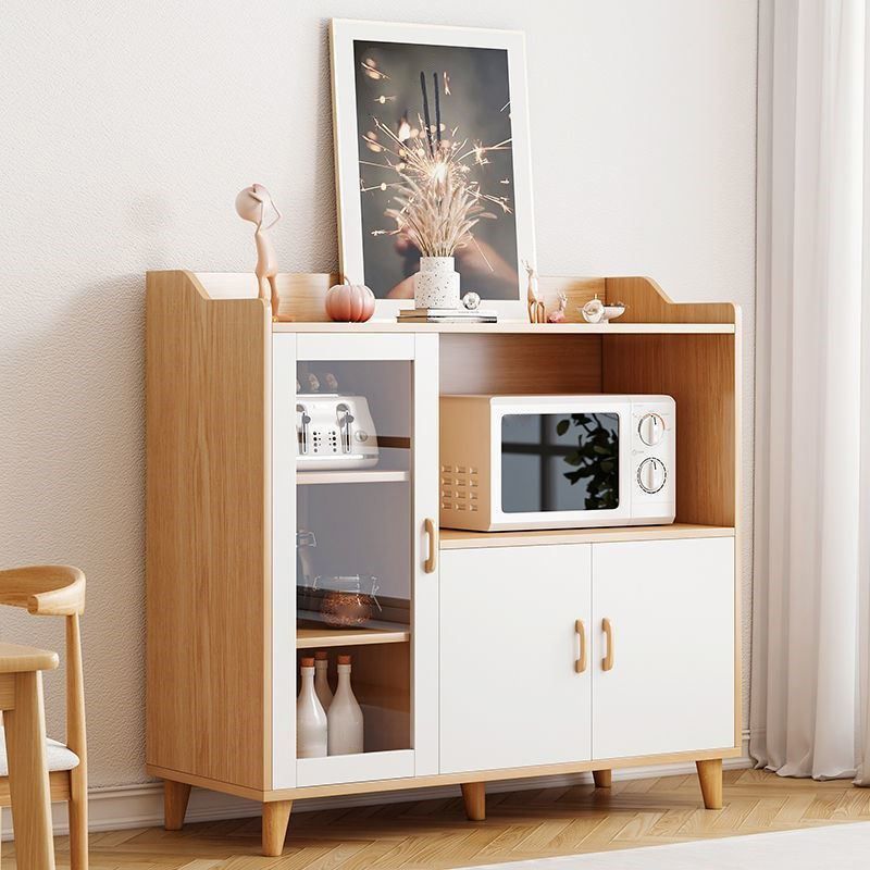 Sideboard mobile rettangolare la credenza moderna cucina in legno