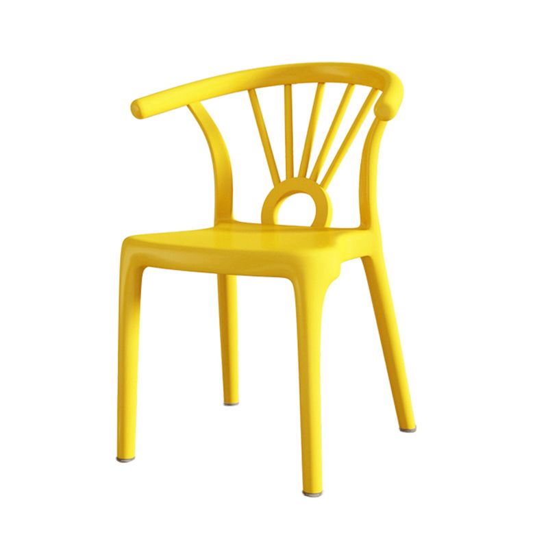 Modern Dining Windsor Back Chairs Plastic Dining Armless Chair for Kitchen Clearhalo ' kitchen&dining_furn' 'Dining Chairs' 'Dining Tables & Seating' 'dining_chair' 'furn' 'furn_dining_chair' 'Furniture' 'furniture_dining_chair' 'Kitchen & Dining Furniture' 'kitchen' 1200x1200_007e83e7-c92e-4566-8d4c-a4f72afdbf89