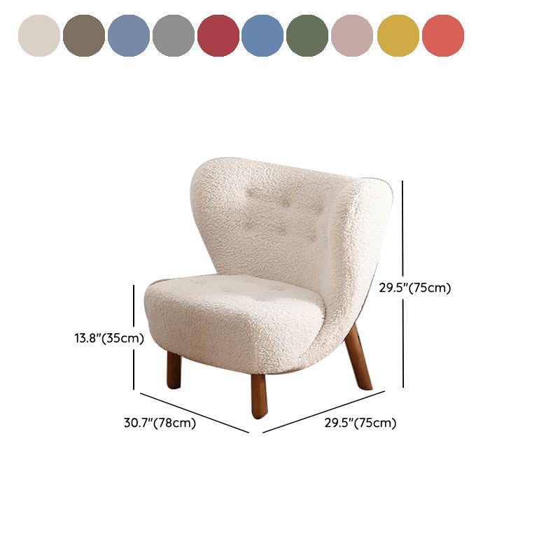 Basic Four Leg Lounge Chair Fixed Back Side Chair for Living Room Clearhalo 'Accent Chairs' 'accent_chairs' 'Chairs & Seating' 'furn' 'furn_accent_chairs' 'Furniture' 'Living Room Furniture' 1200x1200_007f0cec-7895-4d9b-b6a1-bbe080237615