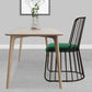 Glam Metal Dining Room Chair Windsor Back Side Chair for Home Use