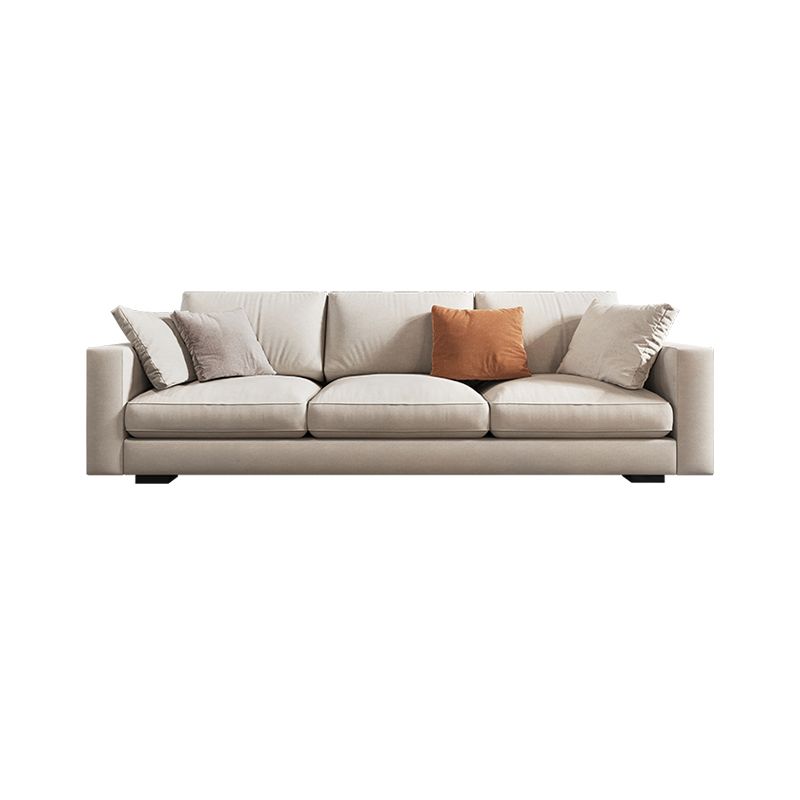 Scandinavian Standard Sofa with Multiple Cushion Seat 33.46"High Square Arm Sofa Clearhalo 'furn' 'furn_sofas' 'Furniture' 'furniture_sofas' 'kitchen' 'kitchen_sofas' 'Living Room Furniture' 'Sofa' 'sofas' 1200x1200_0080ae29-c323-4900-910d-053ebbdf28cf