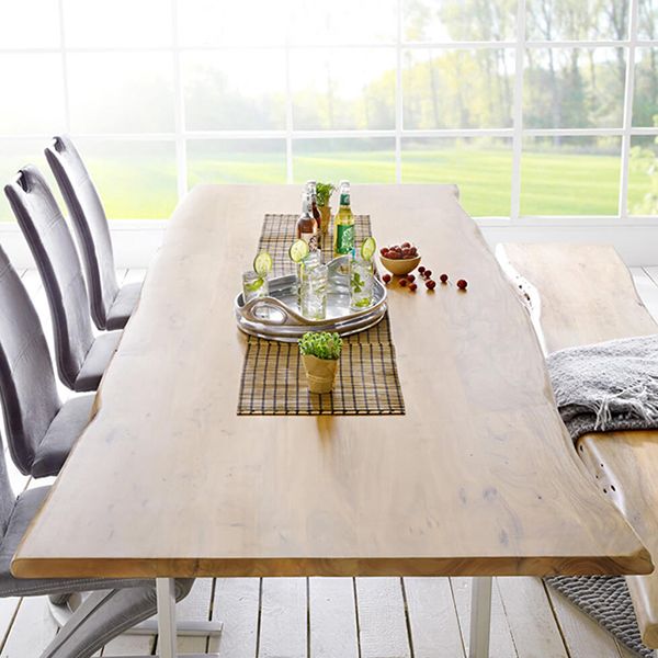 Modern Solid Wood Table for Restaurant Rectangle Dining Table with Double Pedestal Clearhalo ' dining_table' 'Dining Tables & Seating' 'Dining Tables' 'furn' 'furn_dining_table' 'Furniture' 'furniture_dining_table' 'Kitchen & Dining Furniture' 'kitchen&dining_furn' 'kitchen' 'kitchen_dining_table' 1200x1200_0081e878-45a4-4b50-8318-35b7225bfbf4