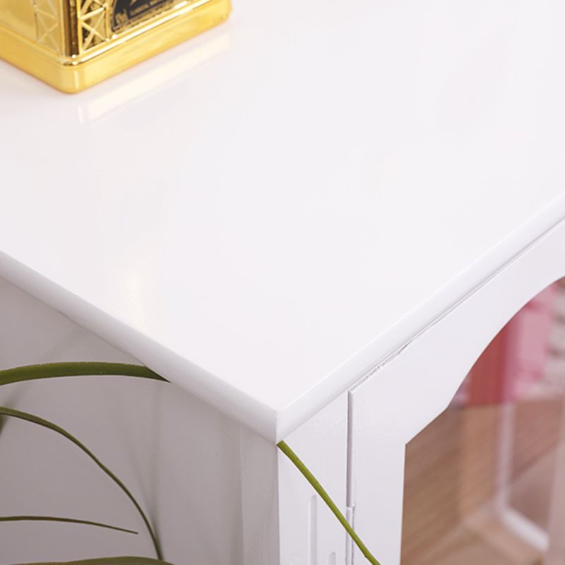 23.62 "L x 13.77" W Industrial Wood Accent Cabinet met lade rechthoekige zijkast