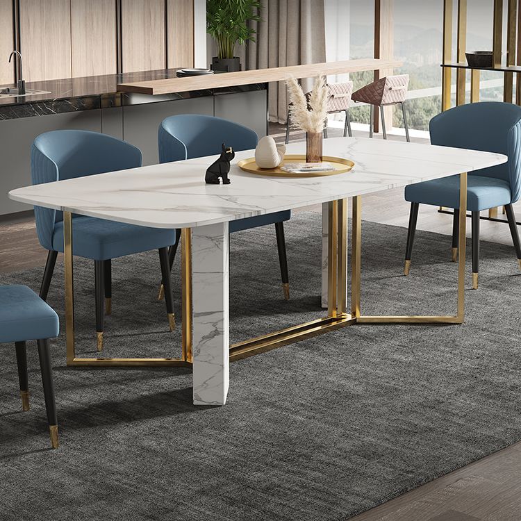 Set da tavolo di pietra glam Nordic Sinted 1/4/5/7 pezzi set da pranzo