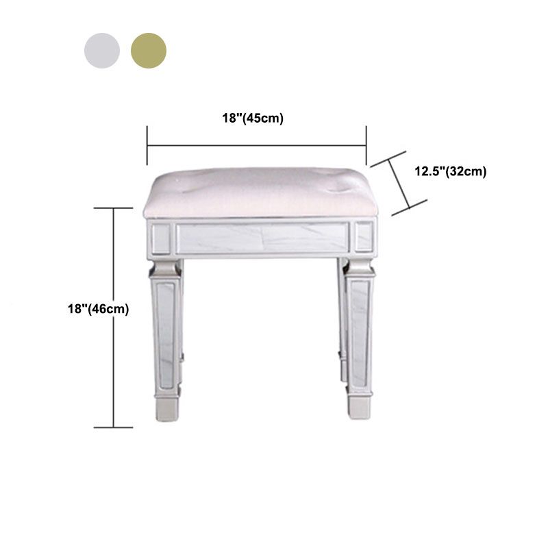 Massivholz Waschtisch Spedition zeitgenössische Make -up -Theke mit Schubladen