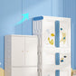 Plastic Bedroom Storage Cabinet Contemporary Hinged Door Cabinet