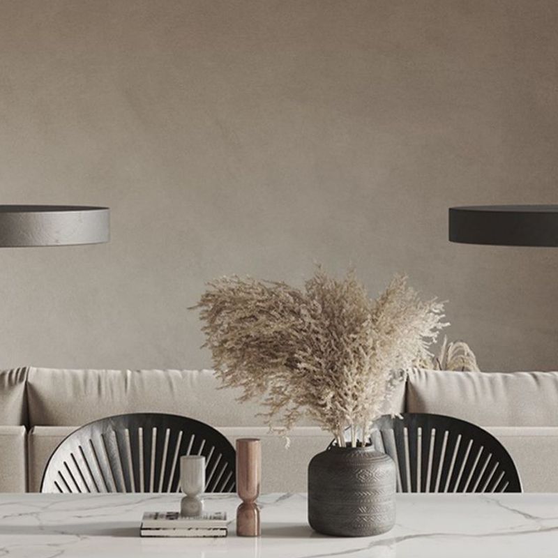 Mesa de comedor ovalada moderna, mesa de pedestal doble de acero negro con tapa de piedra sinterizada