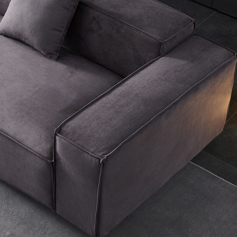 Stationary Stain-Resistant Faux Leather Sofa Living Room Gray Cushions Settee Clearhalo 'furn' 'furn_sofas' 'Furniture' 'furniture_sofas' 'Living Room Furniture' 'Sofa' 'sofas' 1200x1200_008c8abd-2fca-40eb-840e-4969afdee983