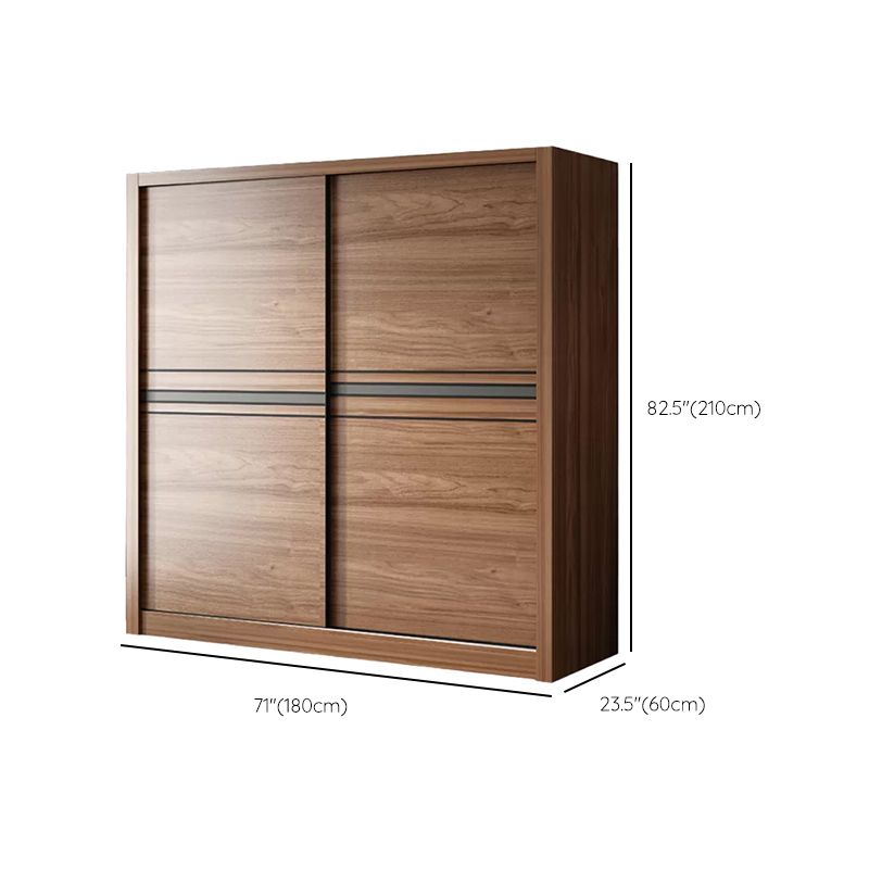 Slaapkamer houten opbergkast traditionele schuifdeuren garderobe armoire