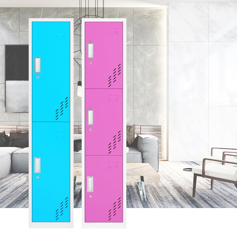 Contemporary Steel Wardrobe Armoire Hinged Wardrobe Cabinet for Home