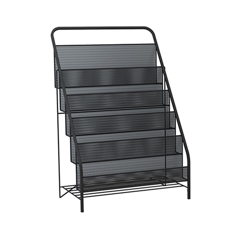 Closed Back Iron Ladder Bookshelf Contemporary Vertical Bookcase Clearhalo 'Bookcases' 'furn' 'furn_bookcases' 'Furniture' 'furniture_bookcases' 'Office Furniture' 1200x1200_008e8e42-9ba2-4880-a069-539637deb881