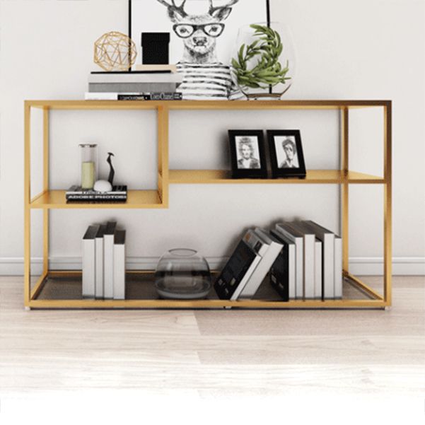 29.53-inch Tall Modern Console Table Iron Accent Table with Shelves Clearhalo 'Console Tables' 'console_tables' 'Entry & Mudroom Furniture' 'furn' 'furn_console_tables' 'Furniture' 1200x1200_008ecf87-0b6e-4181-960d-5012b32ba003