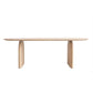 Living Room Two Legs Dining Table Modern Solid Wood Oval Dining Table Clearhalo 'Dining Tables & Seating' 'Dining Tables' 'dining_table' 'furn' 'furn_dining_table' 'Furniture' 'furniture_dining_table' 'Kitchen & Dining Furniture' 1200x1200_00906c68-e7e0-4f9f-b949-6b8928404682