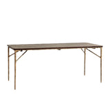 Rechthoek eetkamer tafel luxe stijl thuisbureau met 4 poten