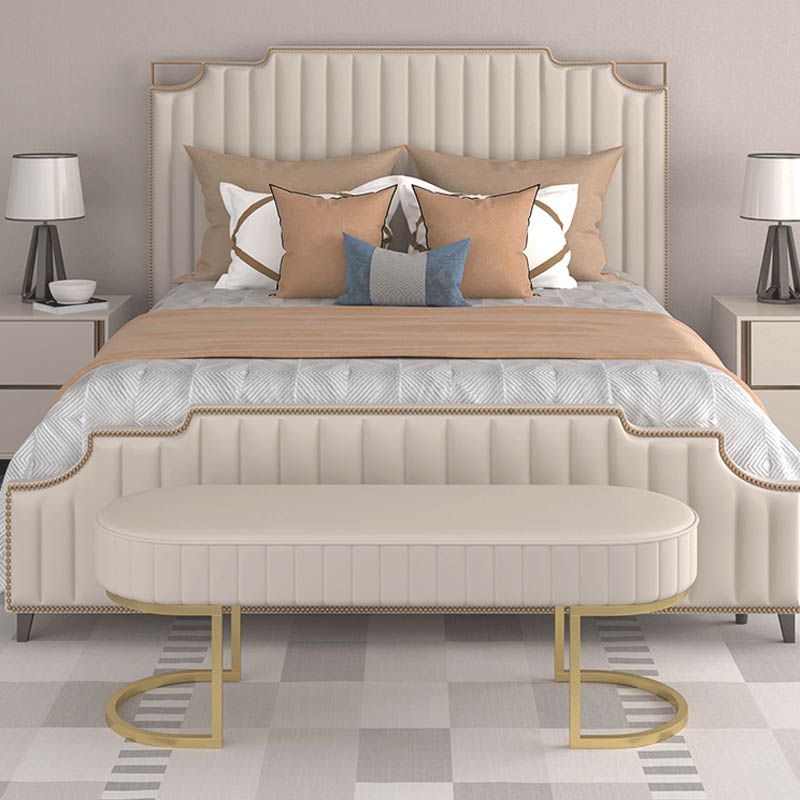 Banca sedute imbottita glam Benca ovale e panca per camera da letto, 16 "W