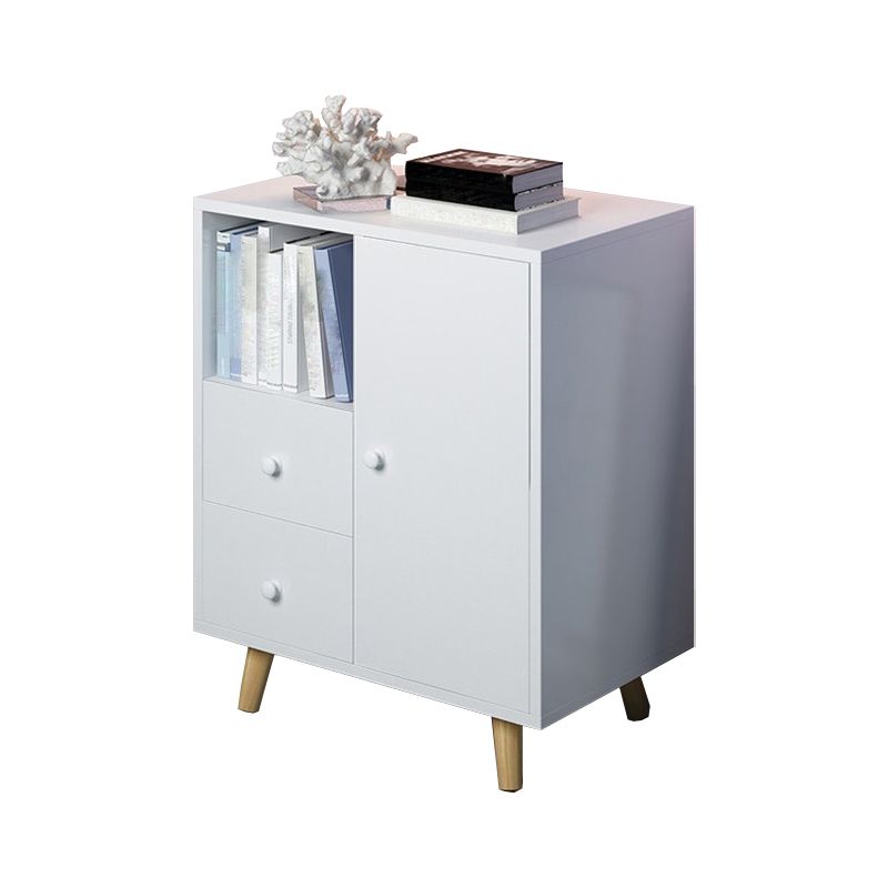 Armoire à accent en bois avec tiroirs armoire latérale contemporaine