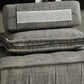 29.92" High Sofa Contemporary Armless Sofa with Bolster Pillows